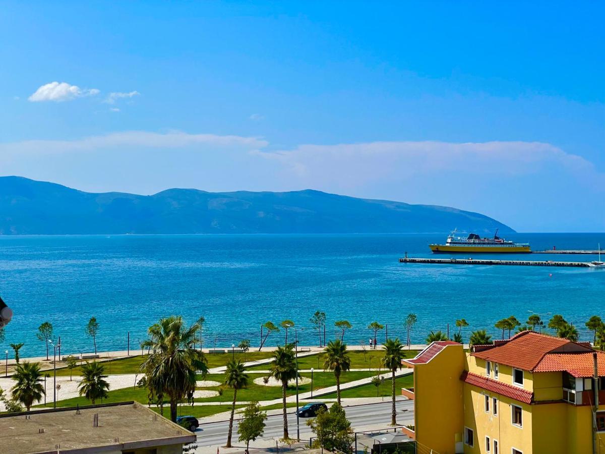 Sea View Apartment Влёра Экстерьер фото